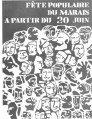 1968 mai Fete populaire du Marais_1
